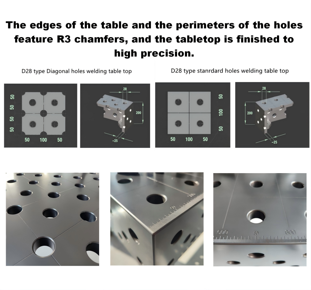 D28 diagonal holes welding table (2)